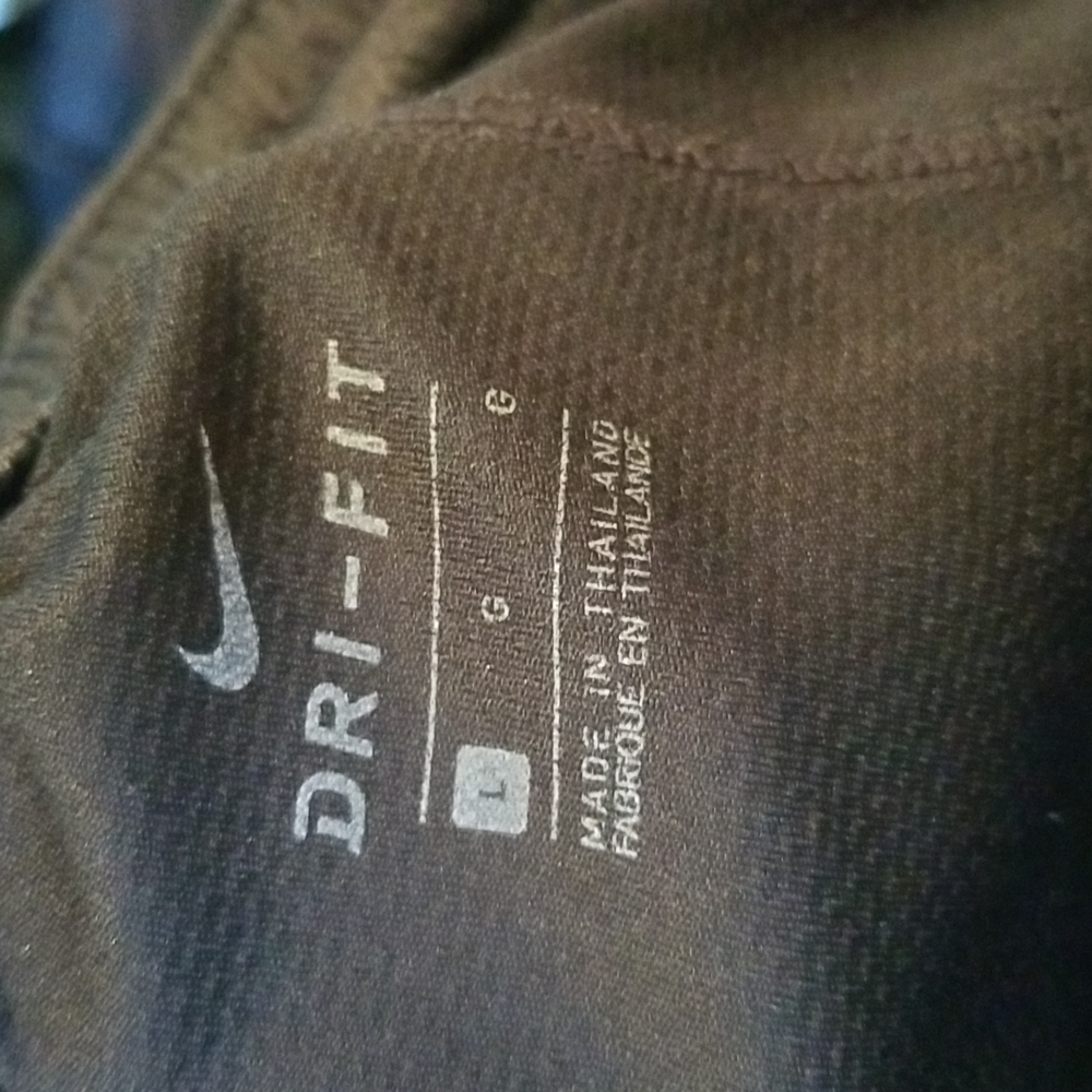 Nike Dri-Fit Boy's Basketball Shorts Black & White Size L with drawstring - Picture 10 of 16